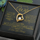 TO MY AMAZING WIFE FOREVER LOVE NECKLACE #LG_SH_WF_BLK_GLD